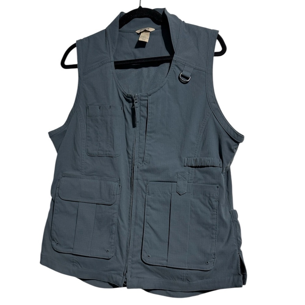 Duluth Trading Co. Men’s Gardening Vest Blue Size Large (NWOT) Fishing Utility